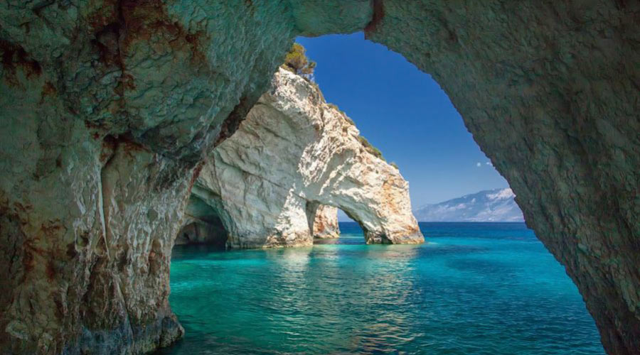 blue caves cavo orient beach hotel zakynthos